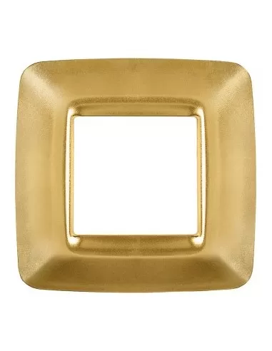 Gewiss placca singola oro antico gw34862 eco 60