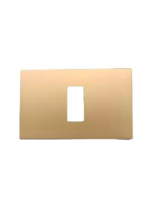 Vimar 08635.BR Placa de encaje a presión de un solo lugar para cajas rectangulares de bronce serie 8000