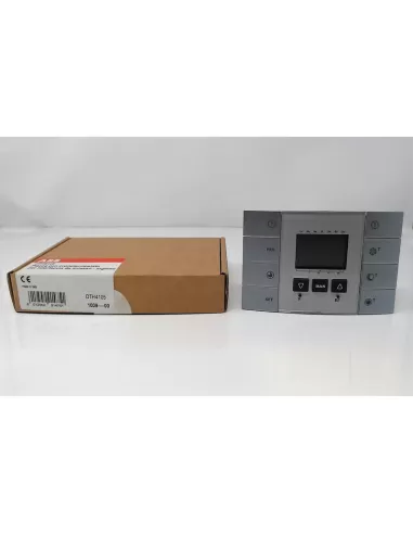 Abb DTH4105 Silber eingebaute Chronothermostatplatte