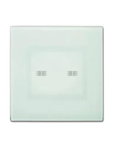 Ave placca veratouch verde acqua 2 comandi 44pvtc02vo life touch