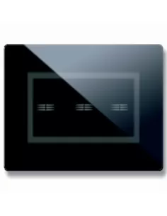 PLACCA VERATOUCH NERO ASSOLUTO 3COM