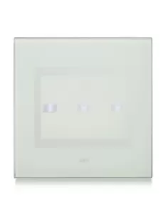Ave placca veratouch verde acqua 3 comandi 44pvtc03vo life touch