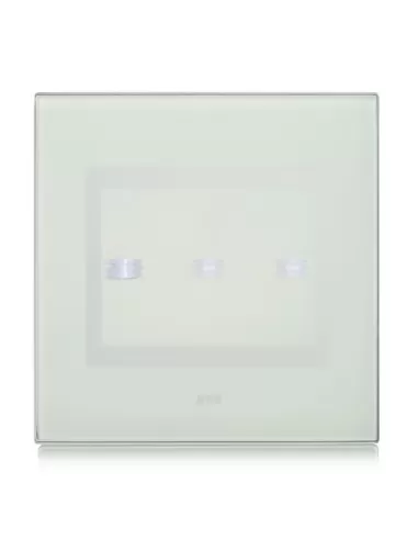 Ave placca veratouch verde acqua 3 comandi 44pvtc03vo life touch
