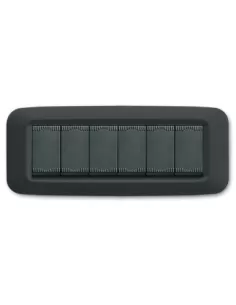 PLACA TECNOP YES 6M. NEGRO GRIS