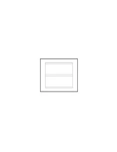 Ave placca tecnopolimero ral45 10 moduli (5 5) bianco  45p010bg serie blanc