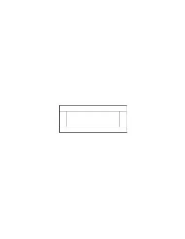 Ave placca ral45 lucida 6 moduli verde inglese 45p06vi serie blanc