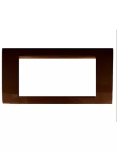 Ave placca zama45 metallo 4 moduli bronzo metallo  45p94bz serie zama