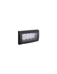 Ave IP55-Platte mit übertragbarer Membran, 4 Module, Metallic-Grau, 45 SP, 44 GM, Zubehör
