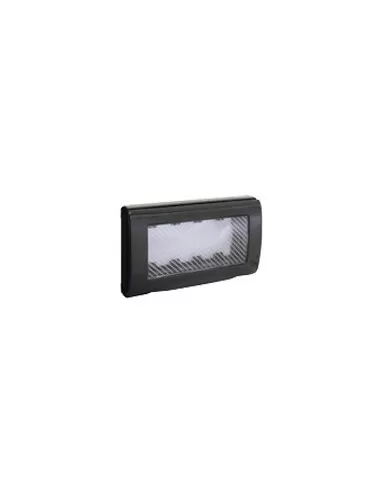 Ave placca ip55 con membrana cedibile 4 moduli grigio metallizzato  45sp44gm accessori