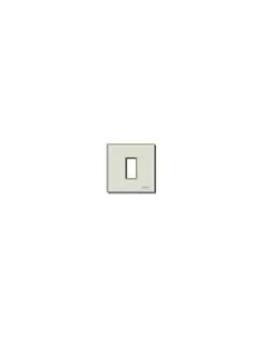 Vimar Plate 1 Hole for Round Box D60mm Aluminum 08605 Series 8000
