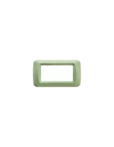 Gewiss placca 4 posti verde venezia top system gw22544