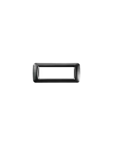 Gewiss gw22616 6-seater plate in metallic slate top system gw22616