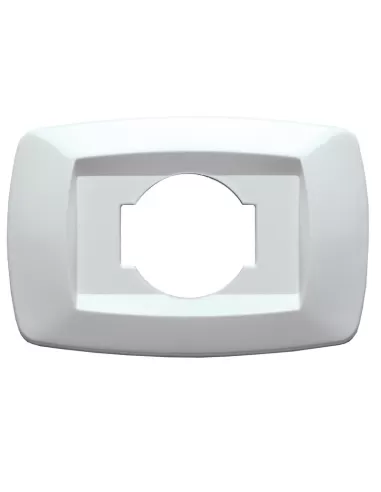 Master MD28SH Modi' plate for universal ivory socket