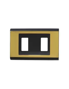 Feb 2582//nor 2-seater ABS click plate black//gold