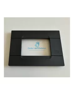 Plaque en technopolymère noir Auckland Simon Urmet 10803.04 3M