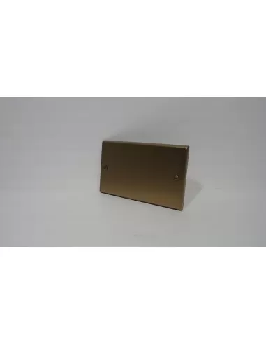 Bticino plaque aveugle magique aluminium bronze avec vis 998br