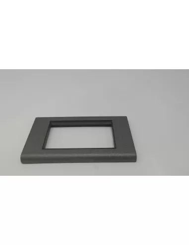 Bticino l4854gf plaque de transition 4 places vivant modèle classique graphite vivant international
