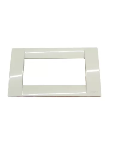 Vimar 16734.10 Assiette Classique 4 Modules Ivoire Série Idea