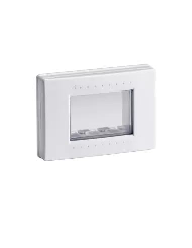 Plaque étanche Bocchiotti b02769 IP55 03 WT, 3 modules