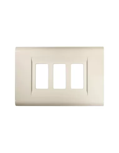 Feb 2583//a ivory 3-seater abs click plate