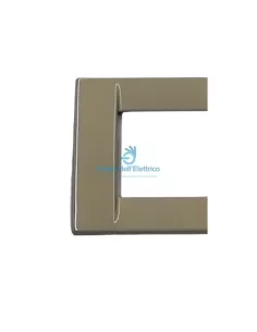 Vimar 16734.09 4-Module Metal Plate, Sand, Idea Series