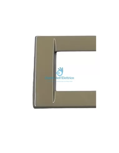 Vimar 16734.09 4-Module Metal Plate, Sand, Idea Series