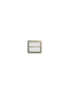 Ave 45py010bp placca yes tecnopolimero 10 moduli bianco blanc