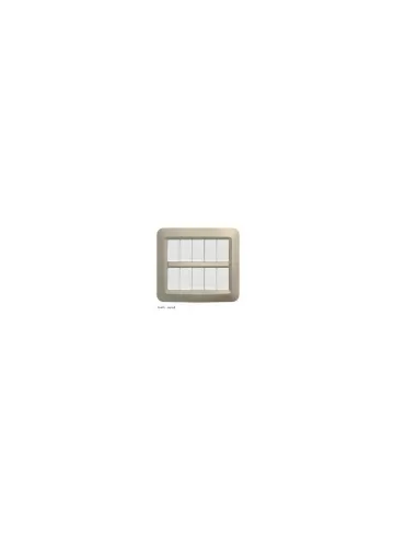 Ave 45py010bp yes technopolymer plate 10 modules white blanc