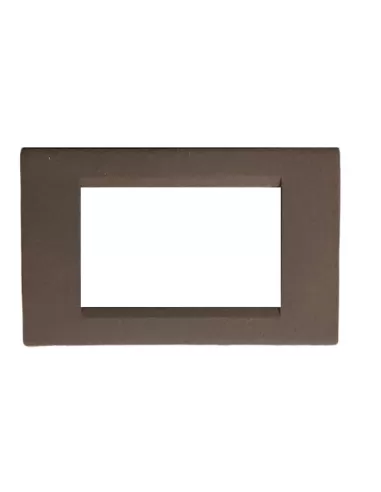 Ave 45p93gv placca metallo grigio velluto 3 posti od