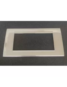 Ave 45p94ncs placca zama45 4 posti nichel spazzolato zama