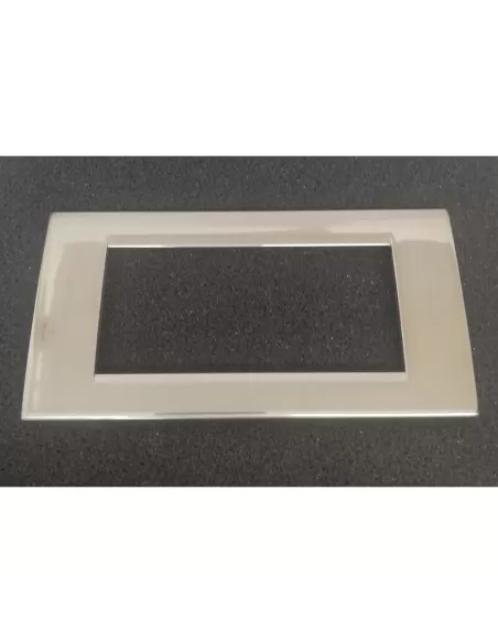 Ave 45p94ncs placca zama45 4 posti nichel spazzolato zama