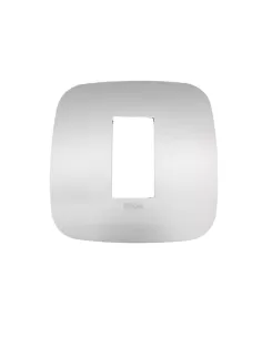 Vimar 19671.23 Round Plate 1 Module Matt Silver Arke' Series