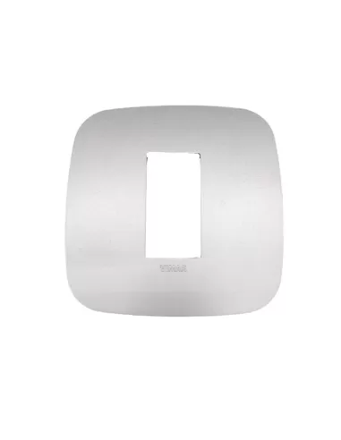 Vimar 19671.23 Assiette ronde 1 module Argent mat Série Arke