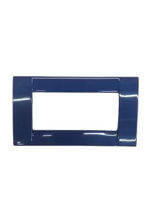 Vimar 16734.12 Série Idea de plaques à 4 modules bleu cobalt