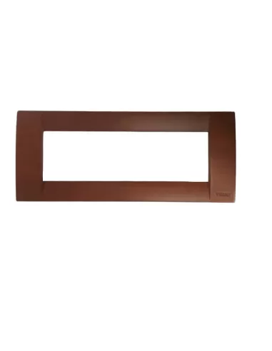 Vimar 16734.53 Placca Classica 4 Moduli Legno Ciliegio Serie Idea