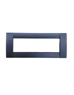 Vimar 16736.28 6-Module Metal Plate, Blue Euro