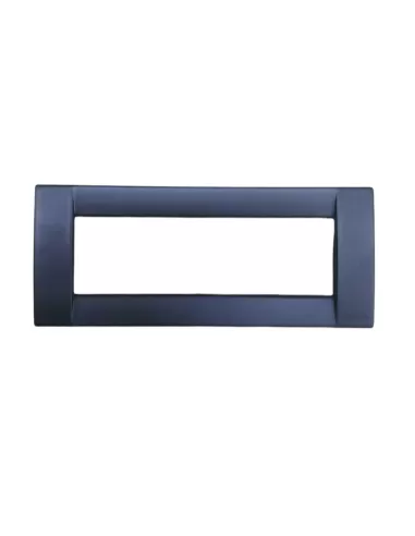 Vimar 16736.28 Placa Euro Metal Azul 6 Módulos