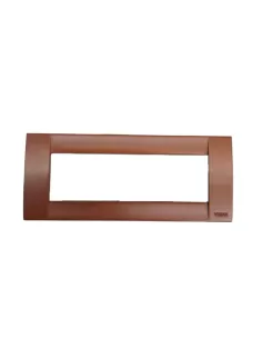 Vimar 16736.53 Placca Classica 6 Moduli Legno Ciliegio