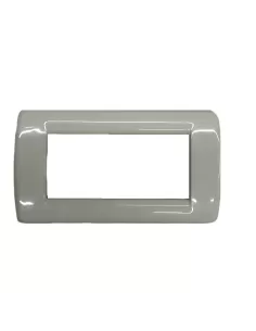 Vimar 16754.09 Placa Metálica Rondo 4 Módulos Arena