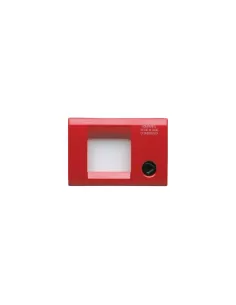 Plaque d'immatriculation automatique d'urgence blanche Gewiss gw32452