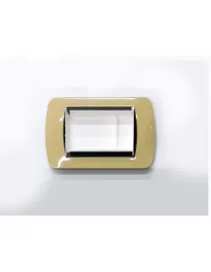 Bticino l4863gt plac 3p trans amarillo viviendo en