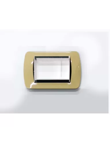 Bticino l4863gt plac 3p trans amarillo viviendo en