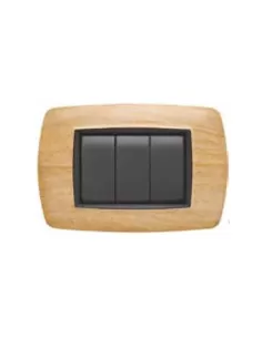 Février 2983//assiette 3 places série bt life en bois de bouleau