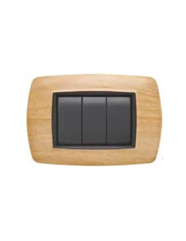 feb 2983//bt life series plato 3 plazas en madera de abedul