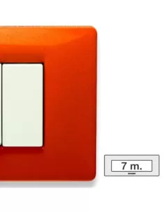 Master 21mx337 mix placca 7 posti arancio tibet
