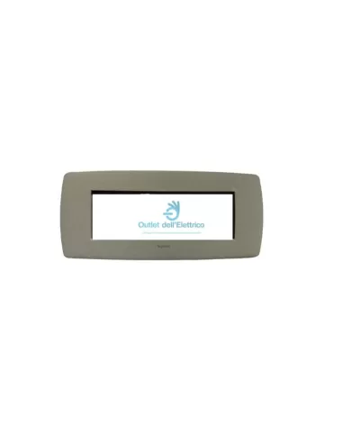 Legrand 685738 placa vela redonda terra clay 6mod