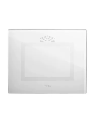 PLACCA TOUCH VETRO S44 BIANC.NEUT3M