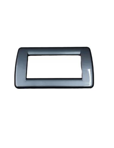 Vimar 16754.26 Placa Rondo'Metal 4 Módulos Avio