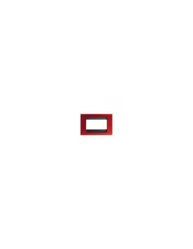 Bticino 4716rs assiette vivante 6p rouge