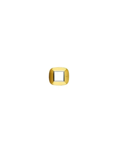 Bticino 4750go unel living plate 1p amarillo ocher
